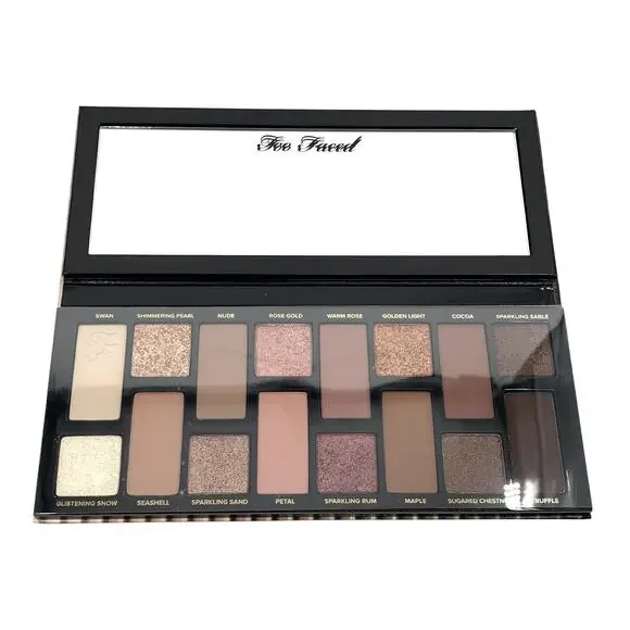 NEW Too Faced Born This Way The Natural Nudes Eyeshadow Pallette 16 Shades NIB - Picture 3 of 7